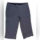 Golite- Women?s Outdoor Fitness Tech Multi Pocket Capri Pants - Size 10 - Gray