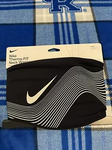 Nike Therma-Fit 360 Neck Face Neck Warmer Black/Silver Adult S/M New - Picture 1 of 4