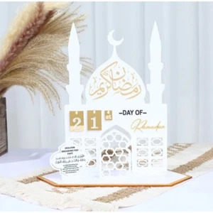 Ramadan Calendar Countdown Decorations for Home Eid Mubarak - Picture 1 of 68