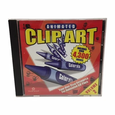 Animated Clip Art Volume 2 PC CD-ROM Cosmi 2003 - Image 1 of 2