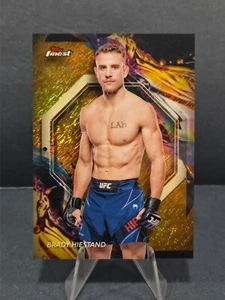 2024 Topps Finest UFC Brady Hiestand Brillo Dorado Poco Común 7/39 #162 - Imagen 1 de 2