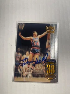 Tarjeta firmada por Lenny Wilkins de los Atlanta Hawks - Imagen 1 de 1