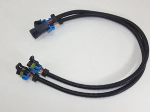 Two 24" GM LS2 LS3 LS7 Oxygen O2 Sensor Extension Harnesses 2010 Camaro Style - Picture 1 of 3