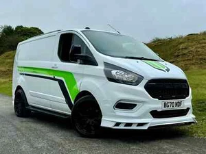 Ford Transit Custom Tourneo M Sport Graphics Decals Body Stripe Rear Door - Picture 1 of 8
