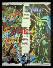 Lost Universe + Primortals Tekno Comix Comics 1995 Print Magazine Ad Poster