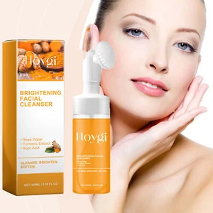 100ml Turmeric Facial Cleanser Turmeric Facial Wash Turmeric Foaming Cleanser - Picture 1 of 14