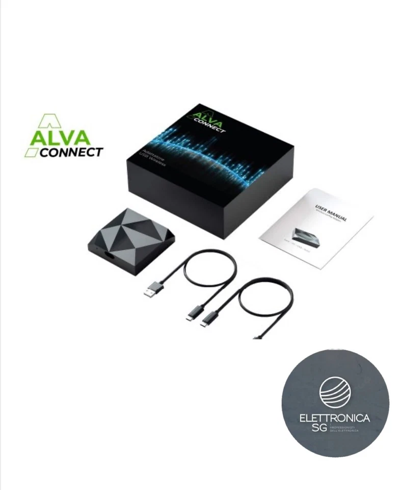 ADATTATORE WIRELESS ANDROID AUTO ALVACONNECT - ALVAC100A - Immagine 1 di 1