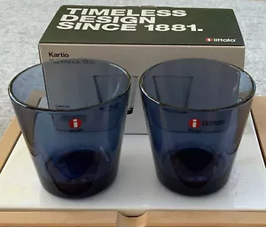 Bicchiere Iittala Kartio Rain 21cl 2pz scatola Kaj Franck NUOVO fuori produzione Finlandia - Foto 1 di 9