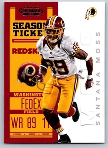 2012 Panini Contenders 100 Santana Moss Washington Commanders Redskins Card - Bild 1 von 2