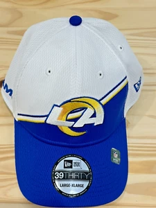 New Era Men's L.A. Rams 2023 Sideline 39Thirty Stretch Fit Hat Team Colors L/XL - Picture 1 of 10