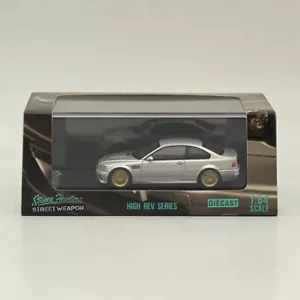 SW 1:64 BMW E46 M3 HIGH REV SERIES silber Diecast Modellauto Sammlung - Bild 1 von 7