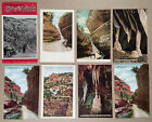 Manitou CO: Eight 1910-15 Postcards, Brochure CAVE OF THE WINDS, WILLIAMS CANON
