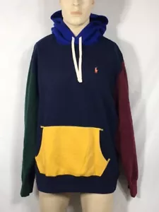 Felpa con cappuccio da uomo nuova con etichette Ralph Lauren pile in pile con cappuccio taglia XL - Foto 1 di 4