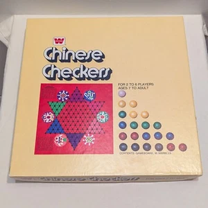 Chinese Checkers 1974 The Rainbow Work Board Game COMPLETE #75957 Vintage - Picture 1 of 4