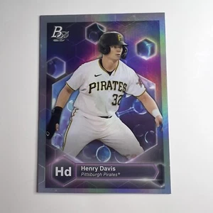 Henry Davis 22 Bowman Platinum Precious Element #PE23 - NRMT+ Pittsburgh Pirates - Picture 1 of 2