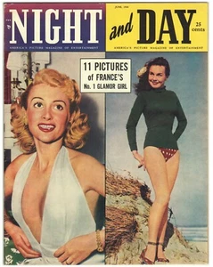 Revista De Colección NOCHE y DÍA (junio de 1950) Lana TURNER Esther WILLIAMS Excelente - Imagen 1 de 6