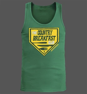 Country Breakfast  Men's Tank Top -  Oakland Athletics A's Billy Butler Stomper - Picture 1 of 10
