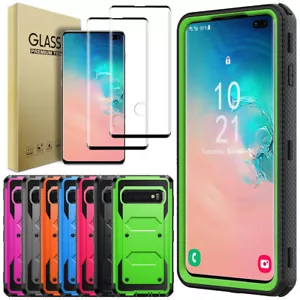 Custodia telefono ibrida a impatto per Samsung S10 5G/S10+/S10e S10 protezione schermo - Foto 1 di 54