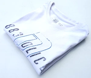 883 Police T Shirt Men's UK Size S White 100% Cotton Easy Care Graphic Print - Picture 1 of 12