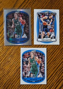 Dirk Nowitzki -2021-22 Player of the Day Silver Foil +Base +2022-23 Panini - Picture 1 of 2