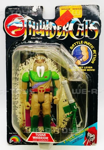 Thundercats Tuska Warrior Action Figure LJN Toys 1986 No. 3500 NRFP Cover