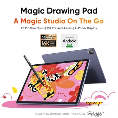 XPPen 12.2'' Android 14  Magic Drawing Pad Wireless Tilt 16384 Pressure Levels - Image 1 of 4