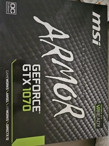 MSI Armor GeForce GTX 1070 8G Gaming Graphing Card - Used and in good order - Afbeelding 1 van 5