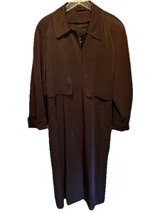 Gallery Women's Vintage Trench Coat & Belt New With Tag Sz 12 Removable Lining - Picture 1 of 9