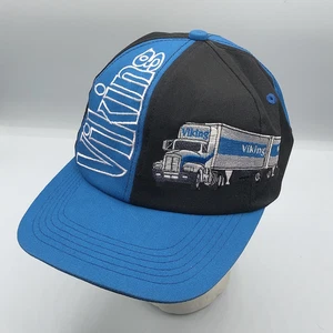 Vintage Viking Freight Trucking Colorblock Snapback Trucker Hat K-Products Cap - Picture 1 of 10