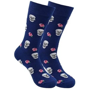 Skulls and Roses Socks from the Sock Panda (Adult Large) - Picture 1 of 3