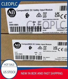 Allen Bradley 5069-IB8S Ser A Compact5000 DC Safety Input Module New - Picture 1 of 4