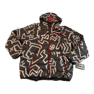 Keith Haring x Members Only Reversible Puffer Jacket Size XL NWT - Picture 1 of 12