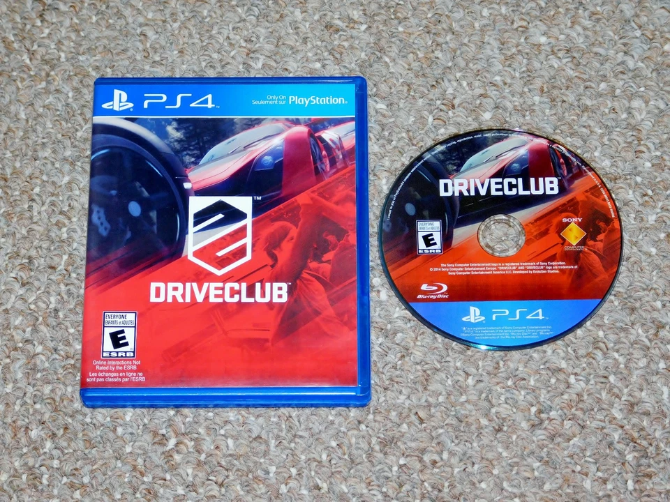 Driveclub Sony PlayStation 4 PS4 Game & Case Foto 1 de 1