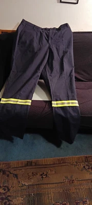 Workrite FR Pants 2112 Glenguard CAT2 Mens 48×37 Blue Firefighter Reflectors - Image 1 of 4