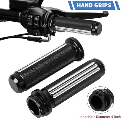 Empuñaduras de manillar Defiance de 1"" para Harley Touring Softail Street Glide FLHX Foto 1 de 4