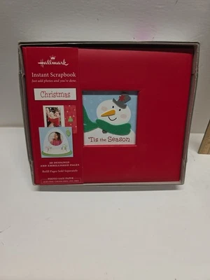 Álbum de recortes instantáneo Hallmark Christmas Tis The Season 6x6 páginas - Nuevo en caja Foto 1 de 4