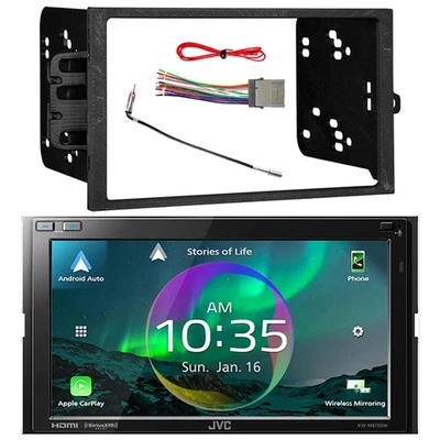 2DIN Touchscreen USB WiFi Radio, Harness, Antenna Adapter,2000-Up GM Install Kit - Image 1 of 4