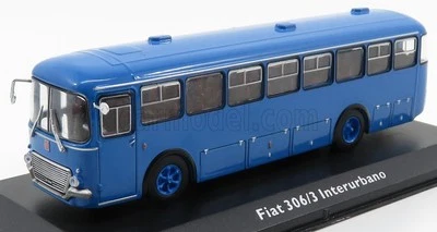 MODELLINO STATICO FIAT 306/3 AUTOBUS INTERURBANO 1972 BLU MODELLISMO SCALA 1:72 - Immagine 1 di 4