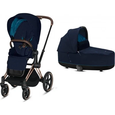 Kinderwagen Cybex Priam 3 Rosegold Nautical Blue NEU!! - Bild 1 von 2