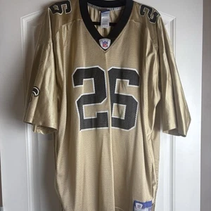 Dulymus Deuce McCallister #26 New Orleans Saints Reebok Gold Jersey Size 2XL HTF - Picture 1 of 10
