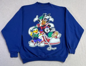 Vintage 90's Disney Mickey Unlimited Streetwear Jerry Leigh Swaetshirt Size XL - Picture 1 of 8