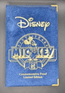 Disney Mickey Sixty Years 1 Oz Silver Round Commemorative Proof Book Number #4 - Picture 1 of 2