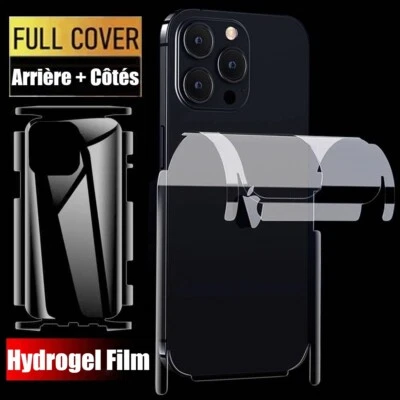 Hydrogel Film Protection BACK + SIDES + Tools for iPhone 16/Pro/Max/Plus - Image 1 of 4