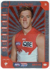 2015 AFL TEAMCOACH SILVER PARALLEL - PICK FROM BULK CARD LOT & COMPLETE YOUR SET