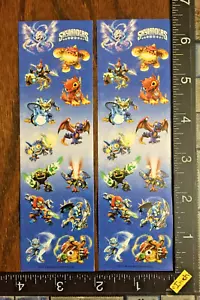 SKYLANDERS BY ACTIVISION, TWO SHEETS BEAUTIFUL STICKERS #SKYLANDERS-2 - Picture 1 of 3