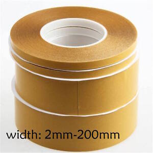Super Thin Double-Sided Adhesive Tape Transparent High Temperature PET 5mm-70mm