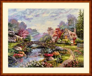Kit de punto de cruz contado Merejka Springtime Glory K-233 - Imagen 1 de 5
