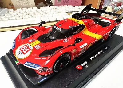 Bburago 1:24 Ferrari LMH 499P 24th Le Mans NO.51 Diecast Model Car New in Box - Image 1 of 4