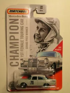 MATCHBOX '62 MERCEDES BENZ 220 SE BERLINA GRAN PREMIO AUTO DA CORSA - Foto 1 di 1