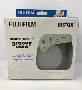 Fujifilm Instax Mini 9 Groovy Camera Case & Strap-Smokey White (Gray) - Picture 1 of 10